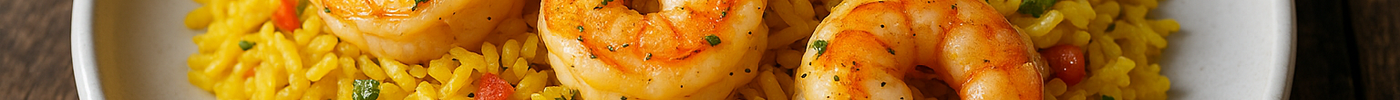 Riz jaune aux crevettes