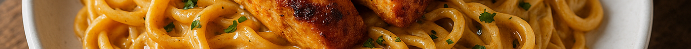 Pâtes crémeuses au poulet cajun (pour 2 à 3 personnes)
