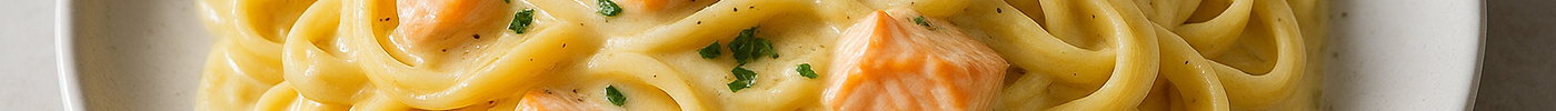 Pâtes au saumon et à la crème