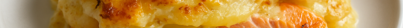 Gratin de pommes de terre et saumon