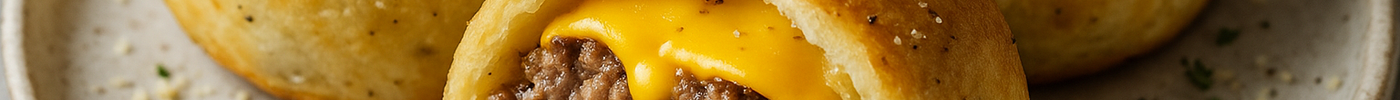 Bombes Cheeseburger Ail-Parmesan
