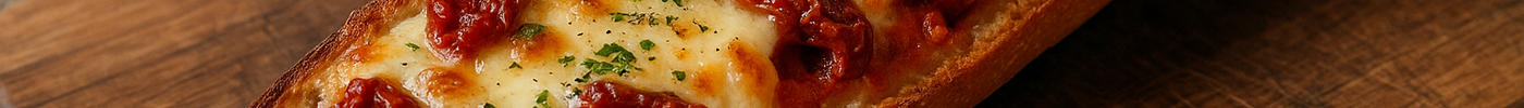 Baguette gratinée aux tomates séchées et mozzarella
