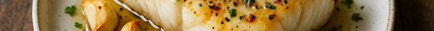 Cabillaud au Four, Citron et Ail
