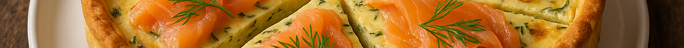 Tarte au Saumon Fumé et à l’Aneth