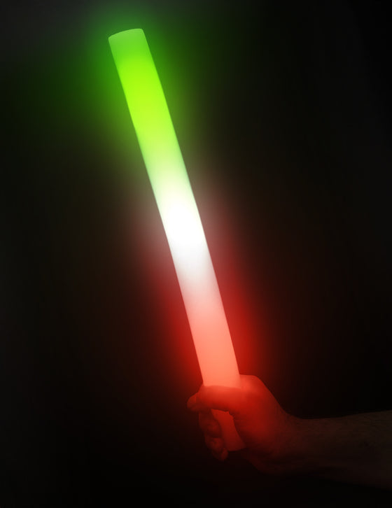 10 Bâtons Italie lumineux LED en mousse 48 cm