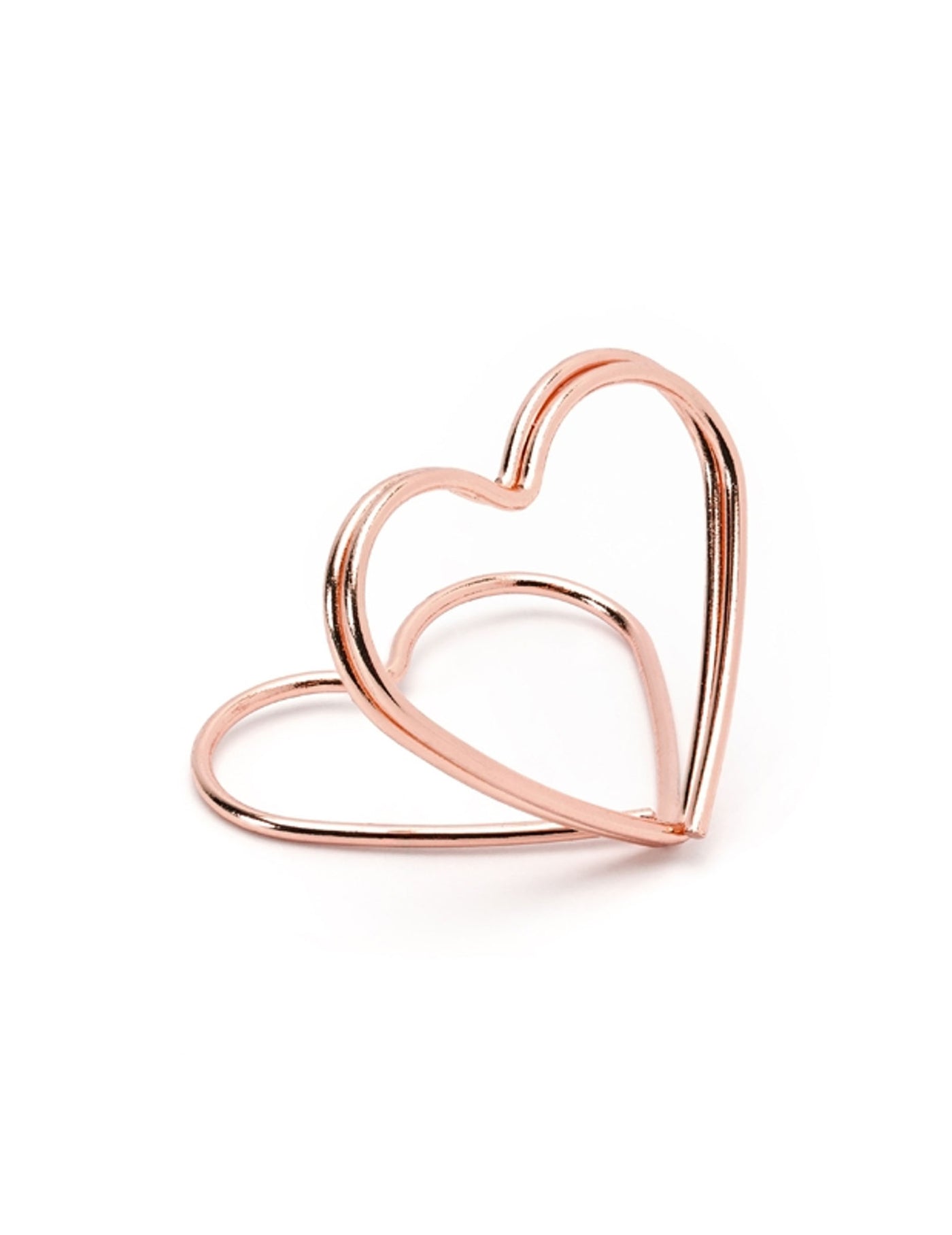 10 Marques places c?urs roses gold 2,5 cm