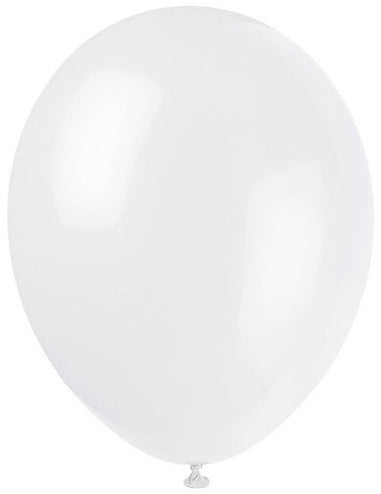 100 Ballons blancs 27 cm