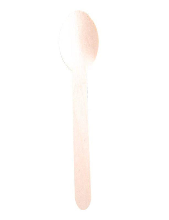 50 cuillères en bois 16 cm naturelles