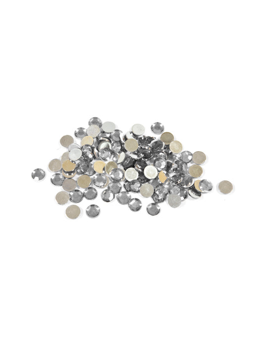 100 petits confettis de table ronds argentés 0,6 cm, sachet 10g