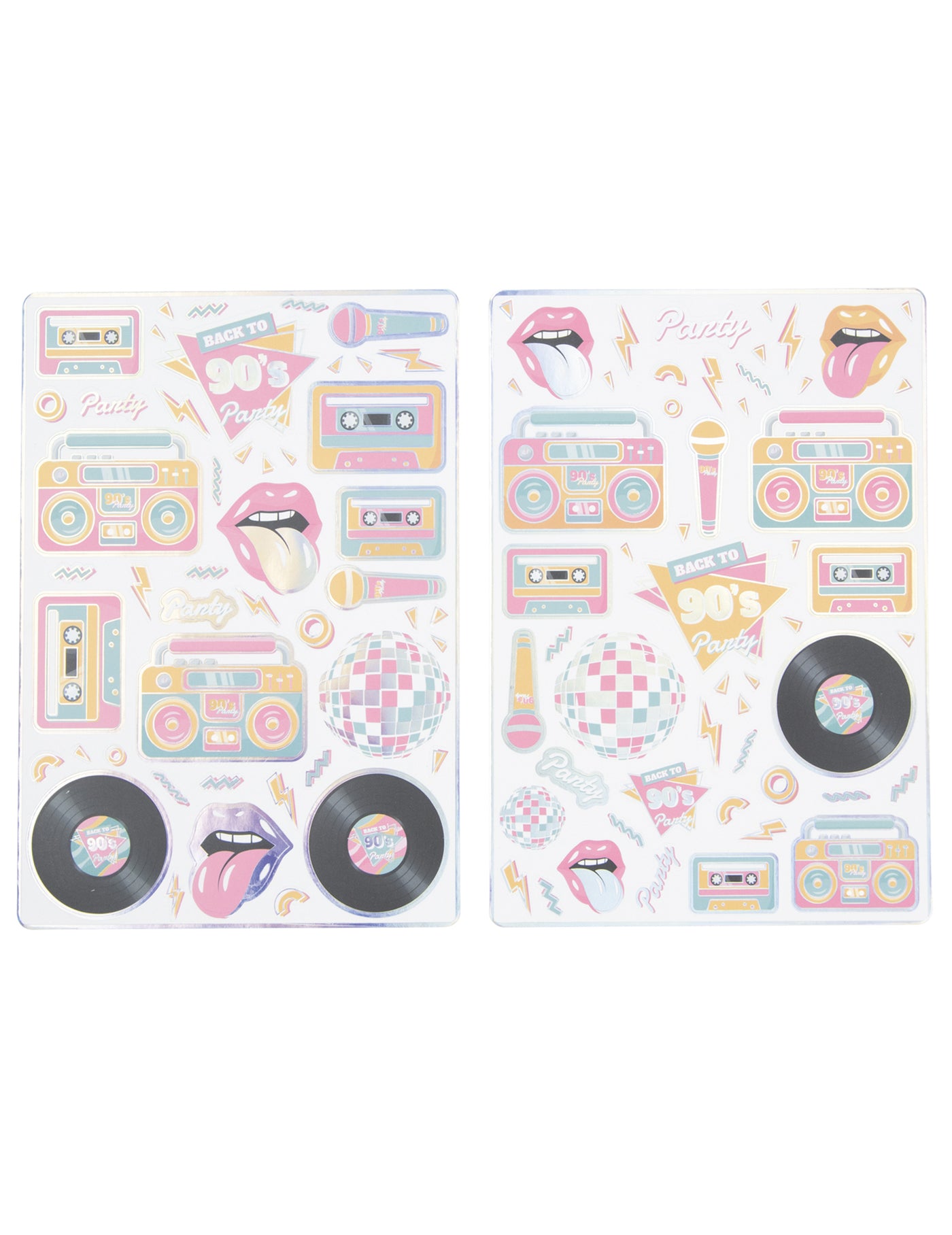 100 Stickers années 90