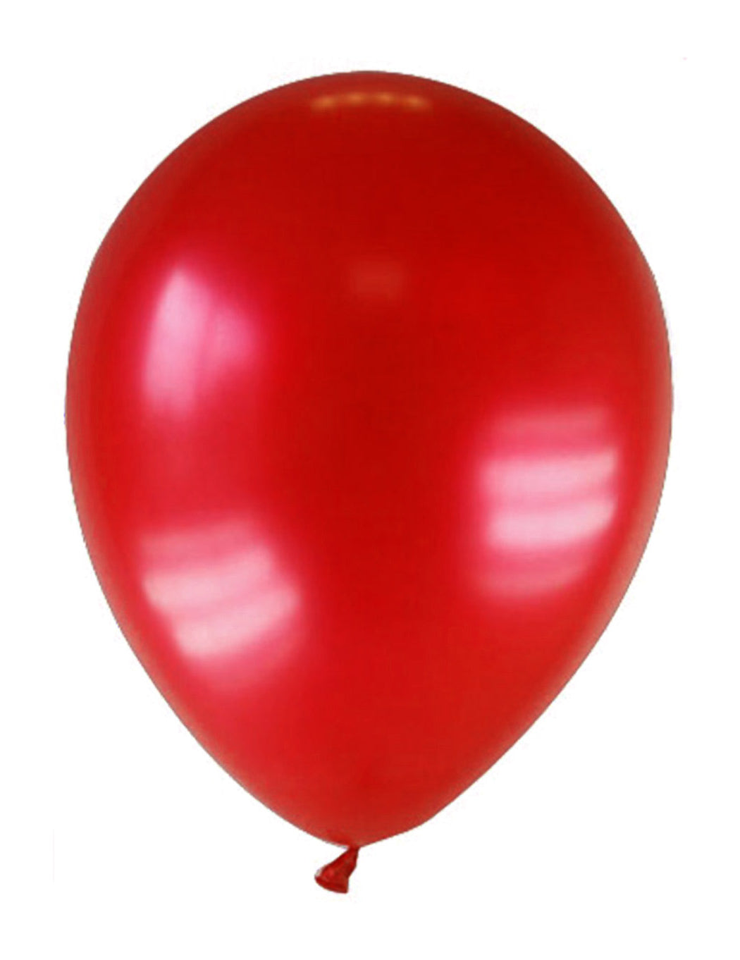 12 Ballons métallisés rouge foncé 28 cm