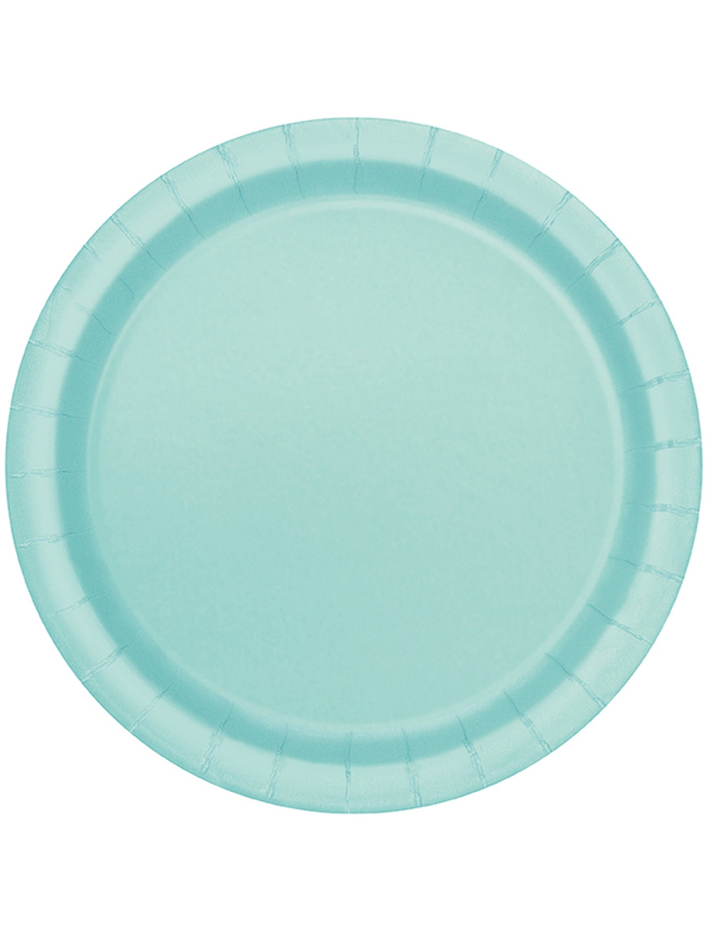 16 Assiettes en carton menthe 22 cm