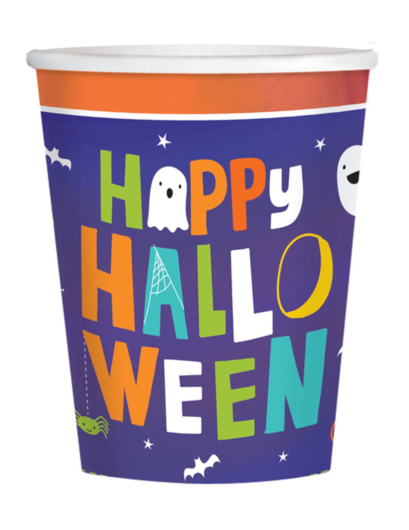 8 Gobelets en carton Halloween friends 250 ml