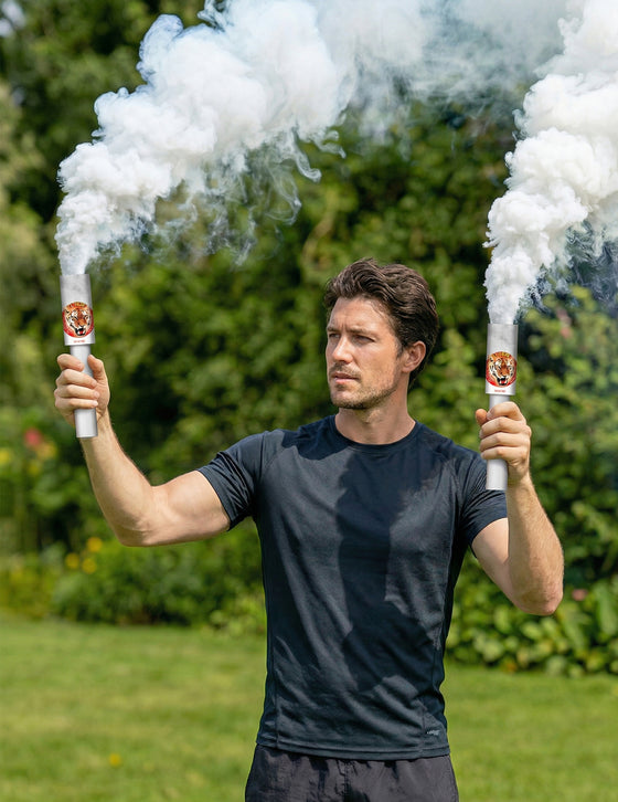 2 Fumigènes à main blancs 45 secondes