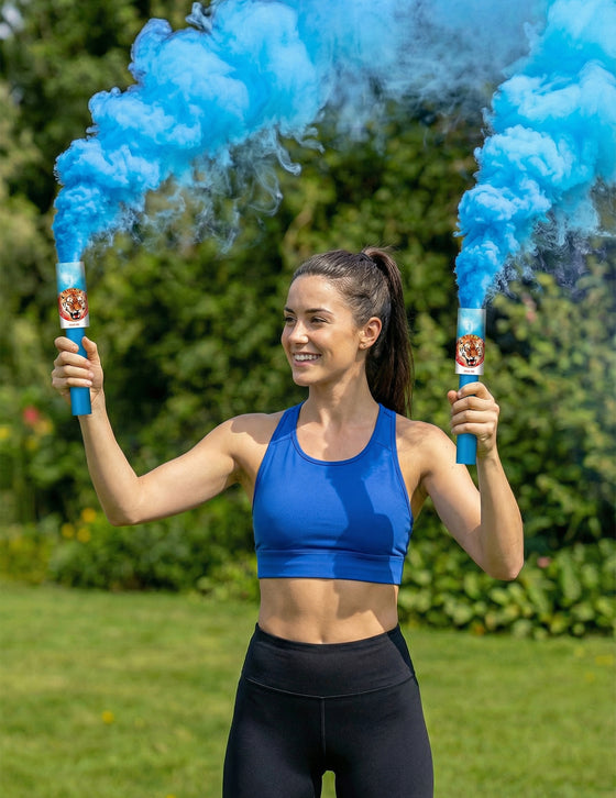 2 Fumigènes à main bleus 45 secondes