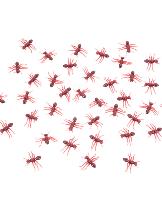 20 fourmis rouges 3 cm