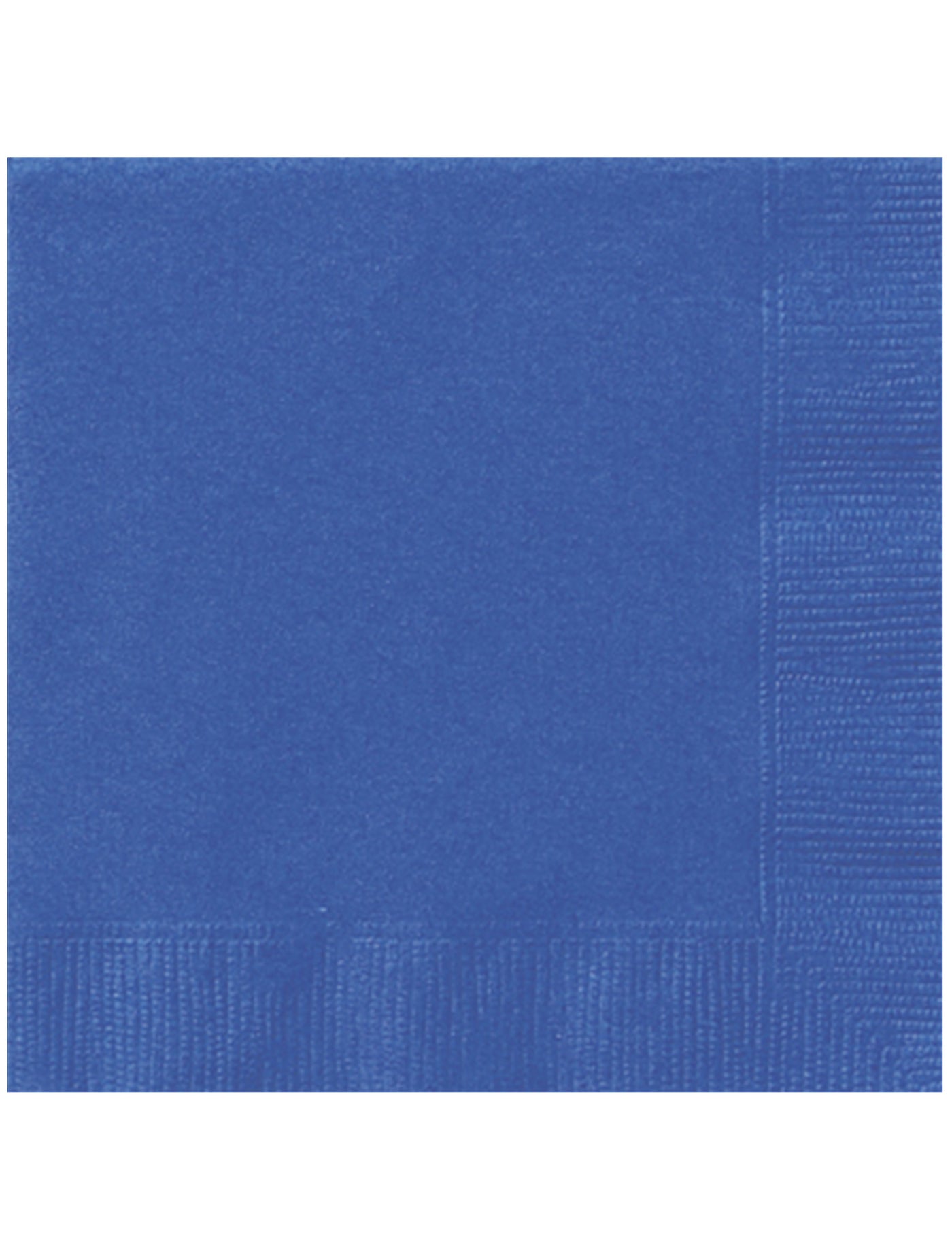 20 Serviettes en papier bleues 33 x 33 cm