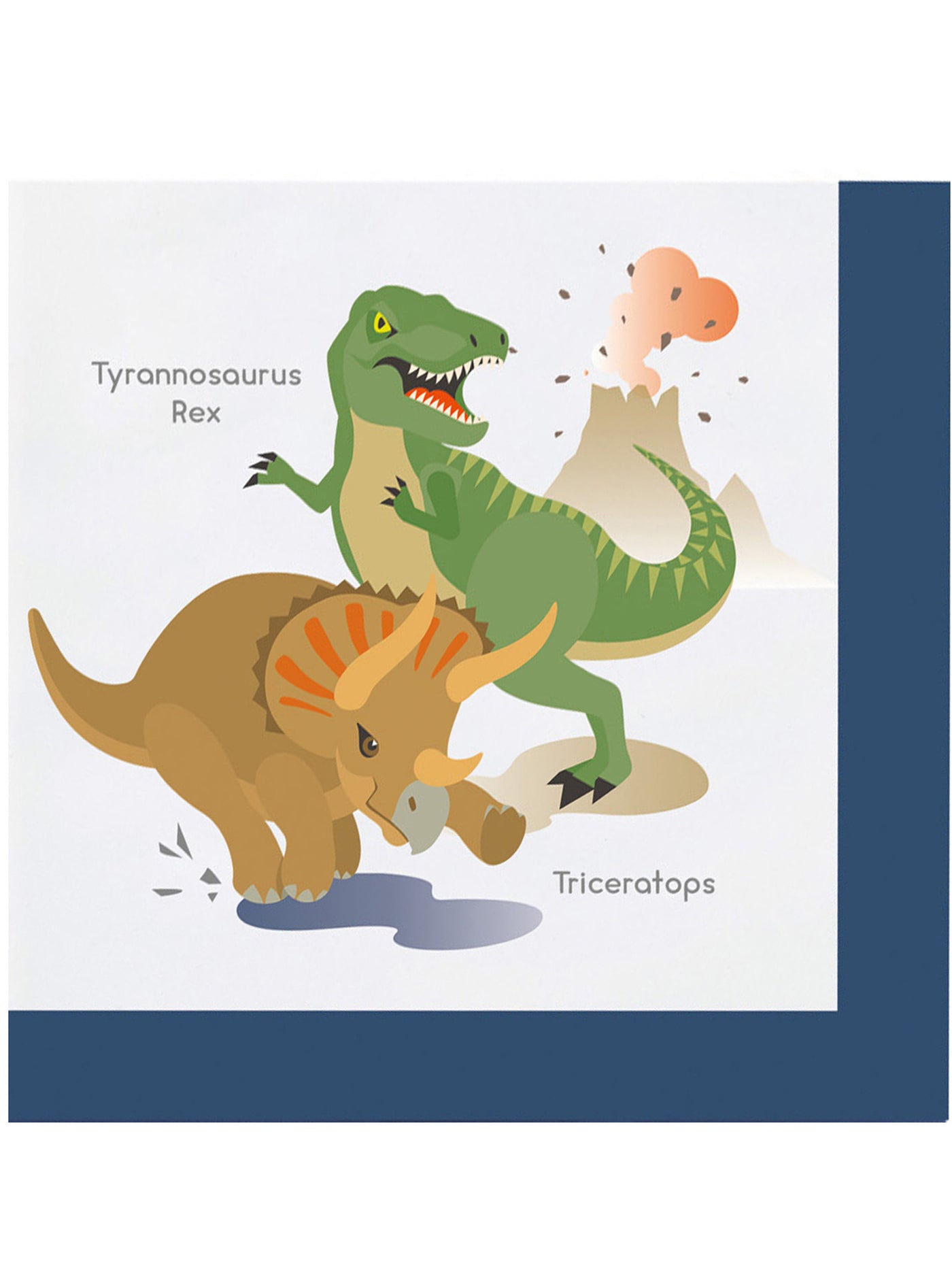 20 serviettes en papier grands dinosaures 33 x 33 cm anniversaire