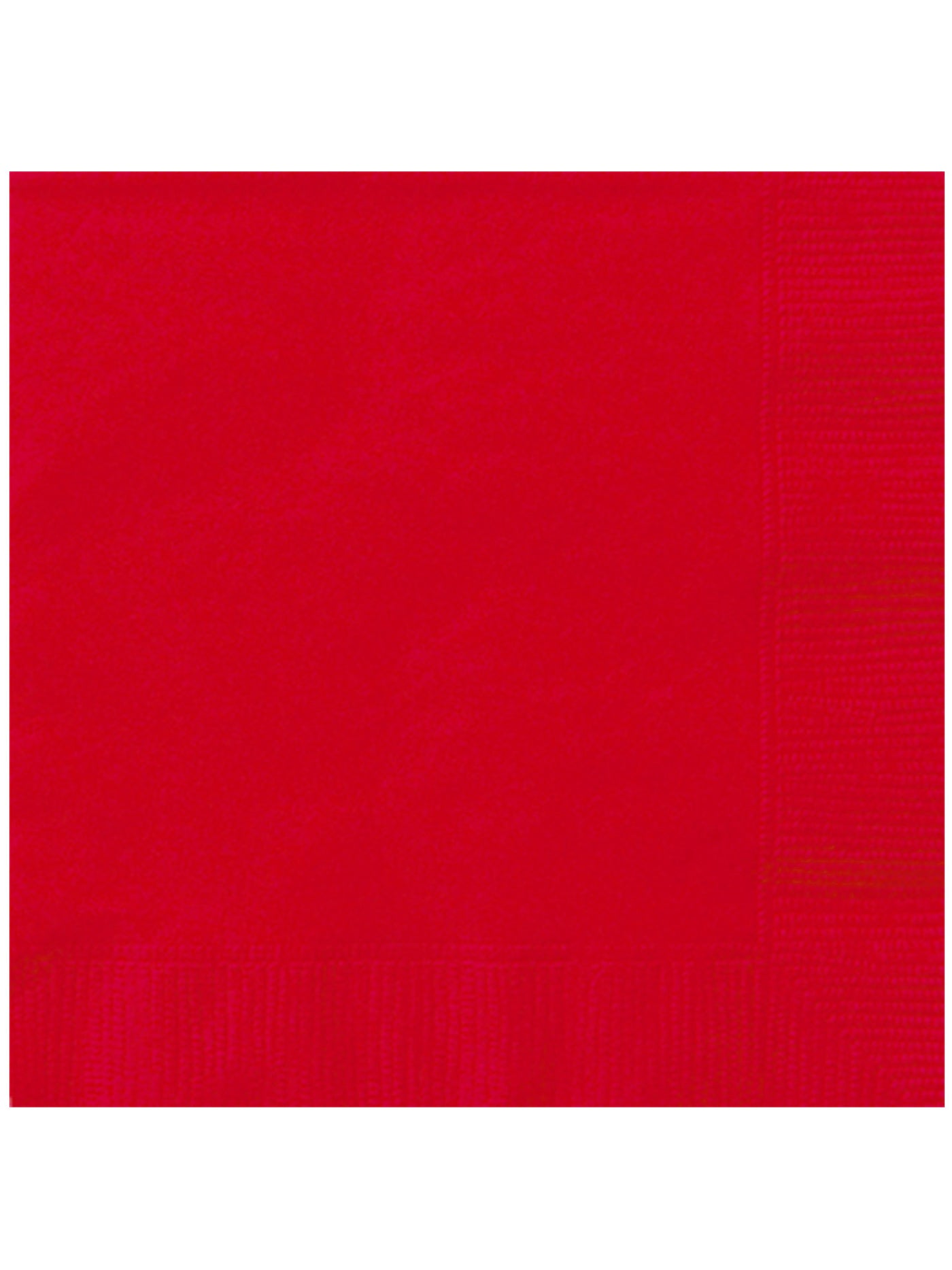 20 serviettes en papier rouges 33 x 33 cm jetables pour fête