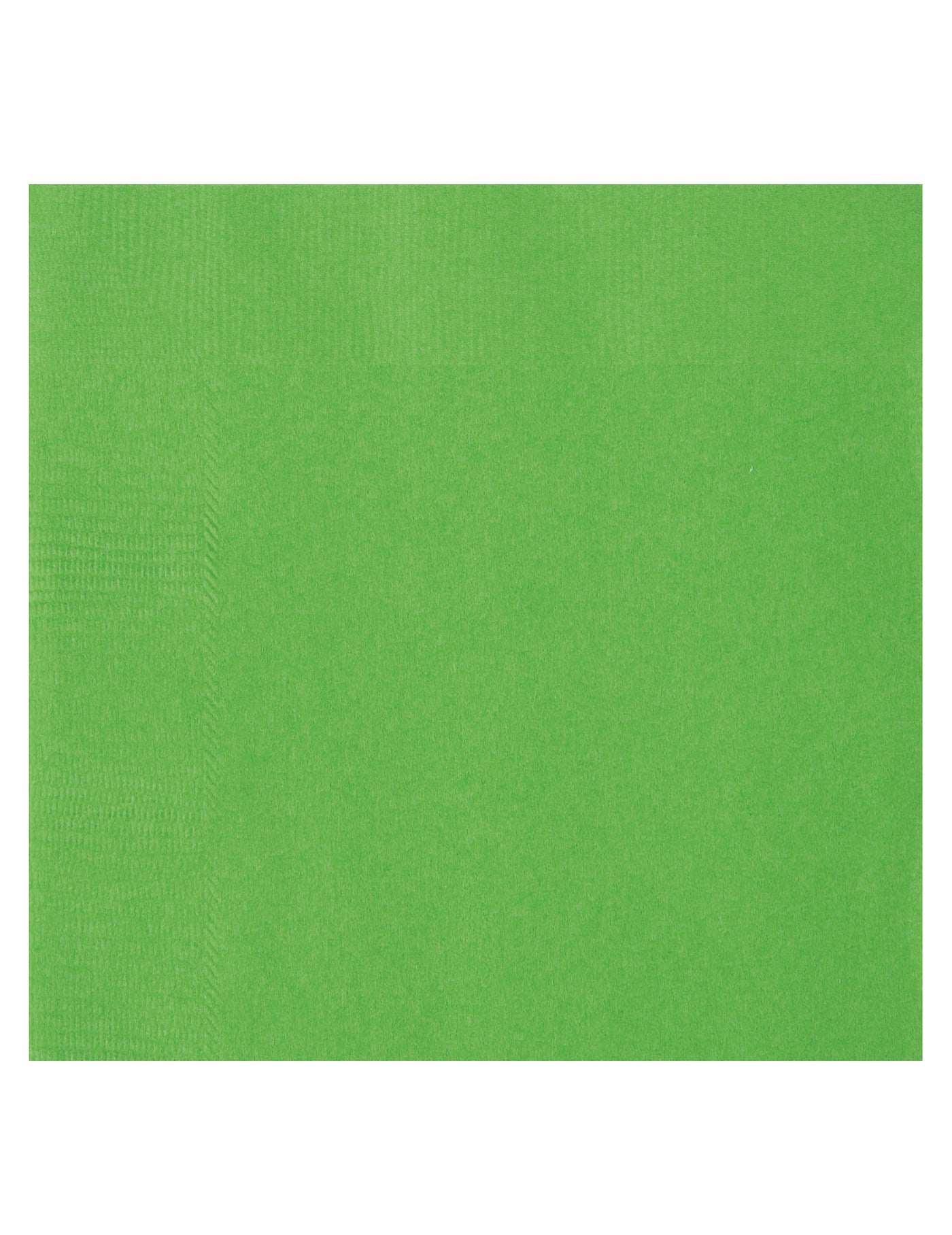 20 Serviettes en papier vert citron 33 x 33 cm