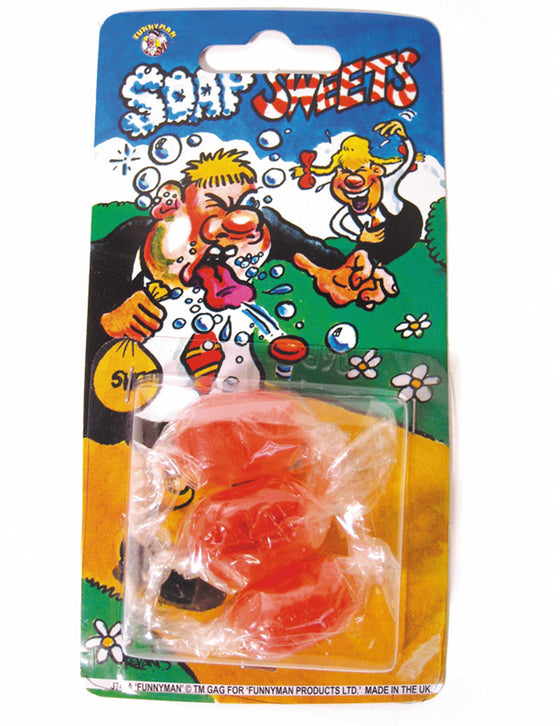 3 Bonbons humoristique goût savon - farces et attrapes