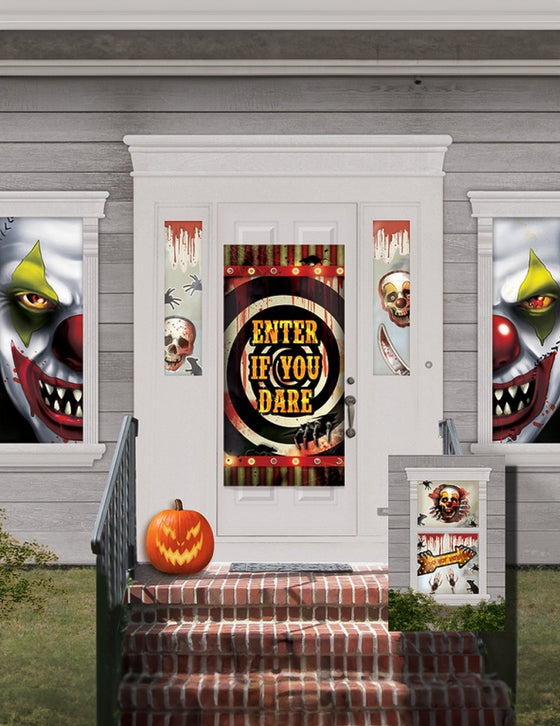 33 Décorations de maison clown d'Halloween