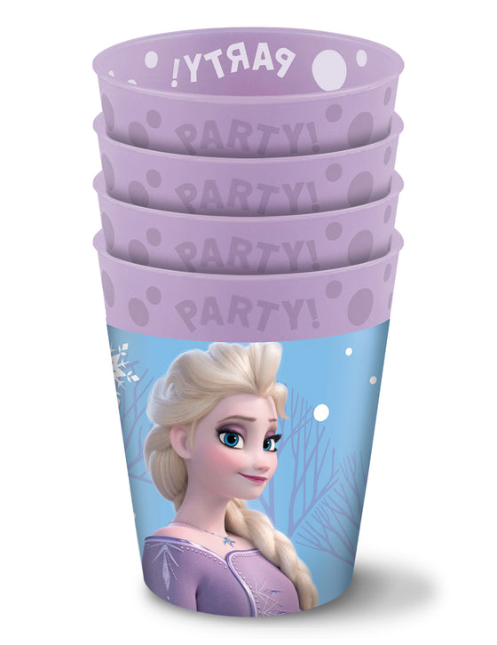 4 Gobelets réutilisables Frozen 250ml