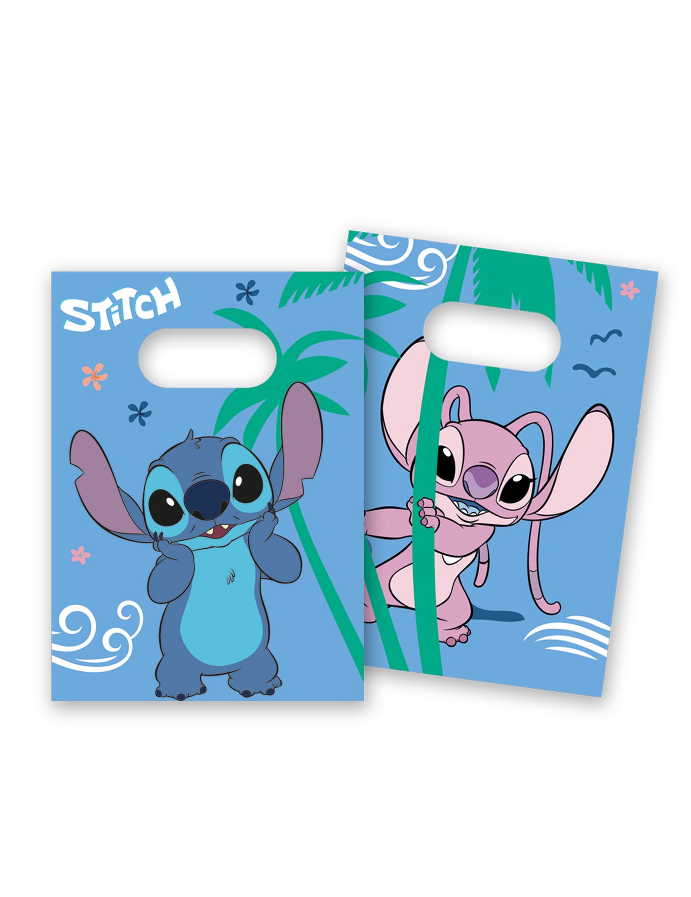 4 Sacs cadeaux papier Stitch