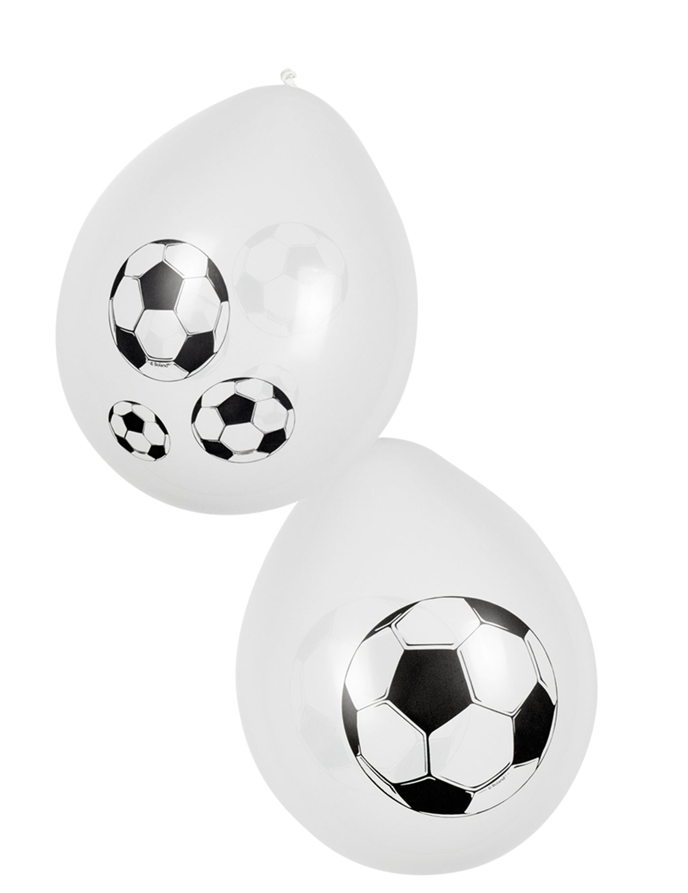 6 Ballons Foot party 25 cm