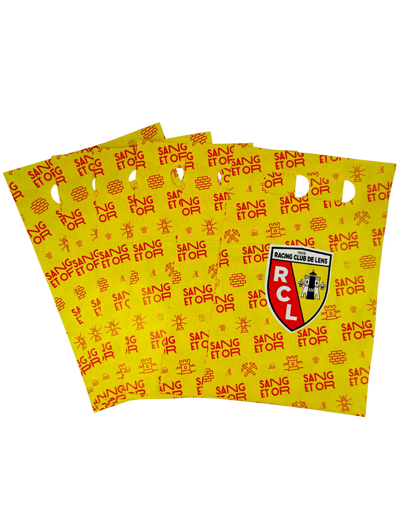6 Sacs cadeaux RC Lens