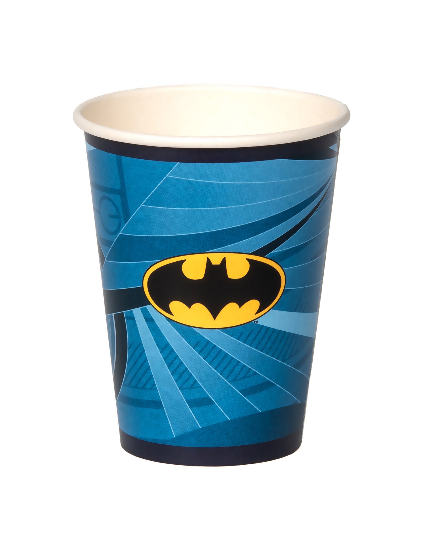 8 Gobelets en carton Batman 210 ml