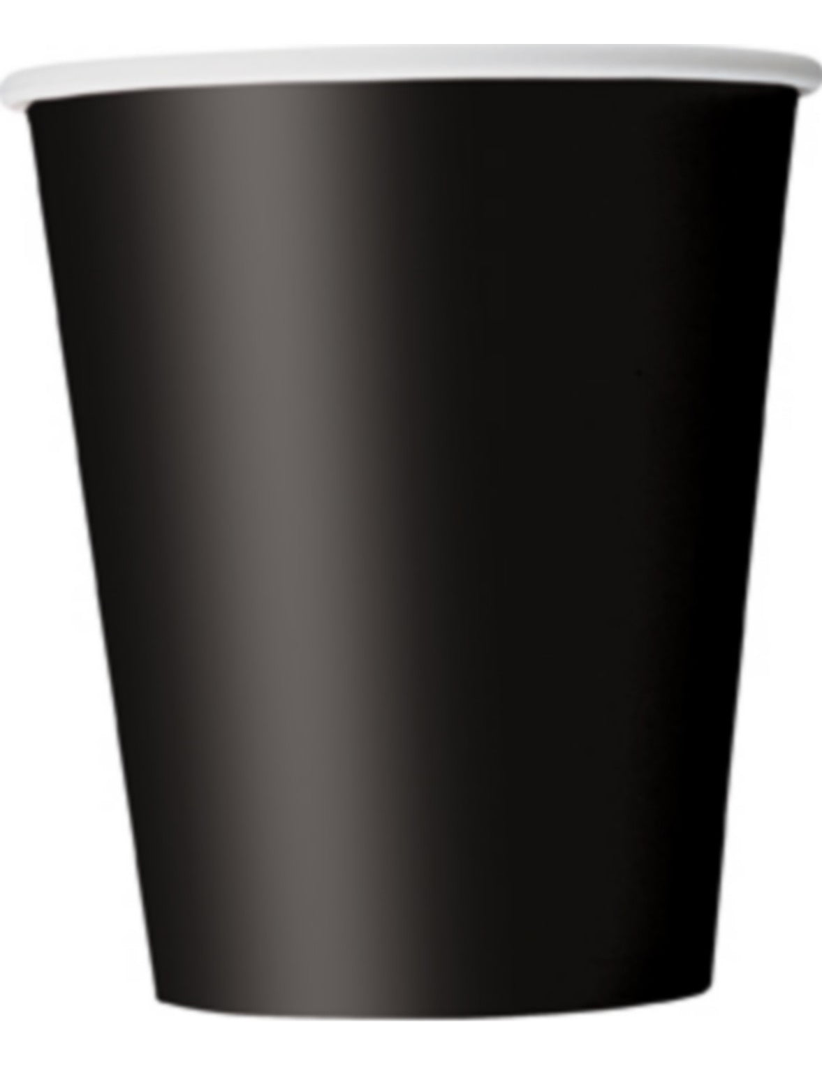 8 Gobelets en carton noirs 210 ml