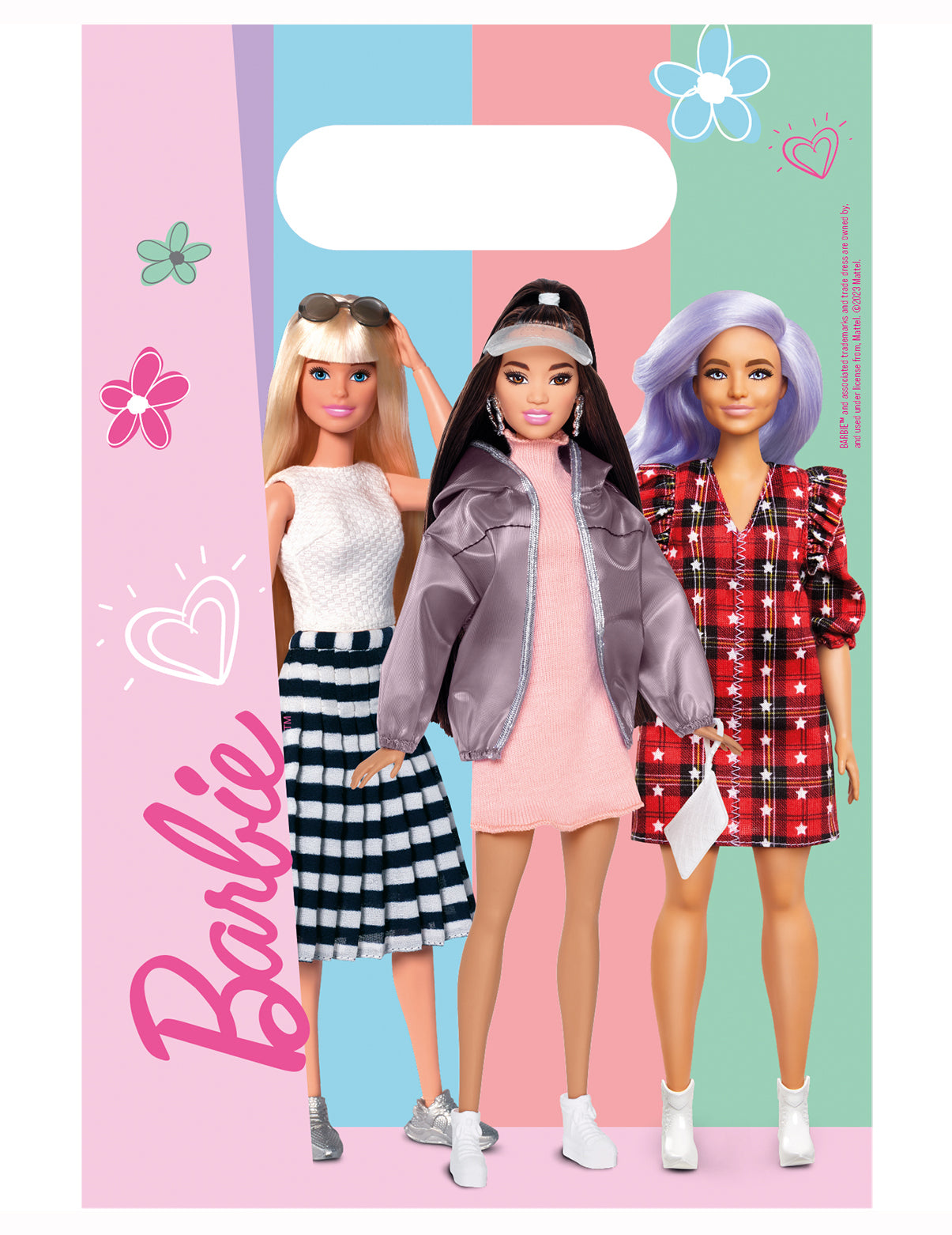 8 Sacs cadeaux Barbie Sweet Life 30 x 18 cm
