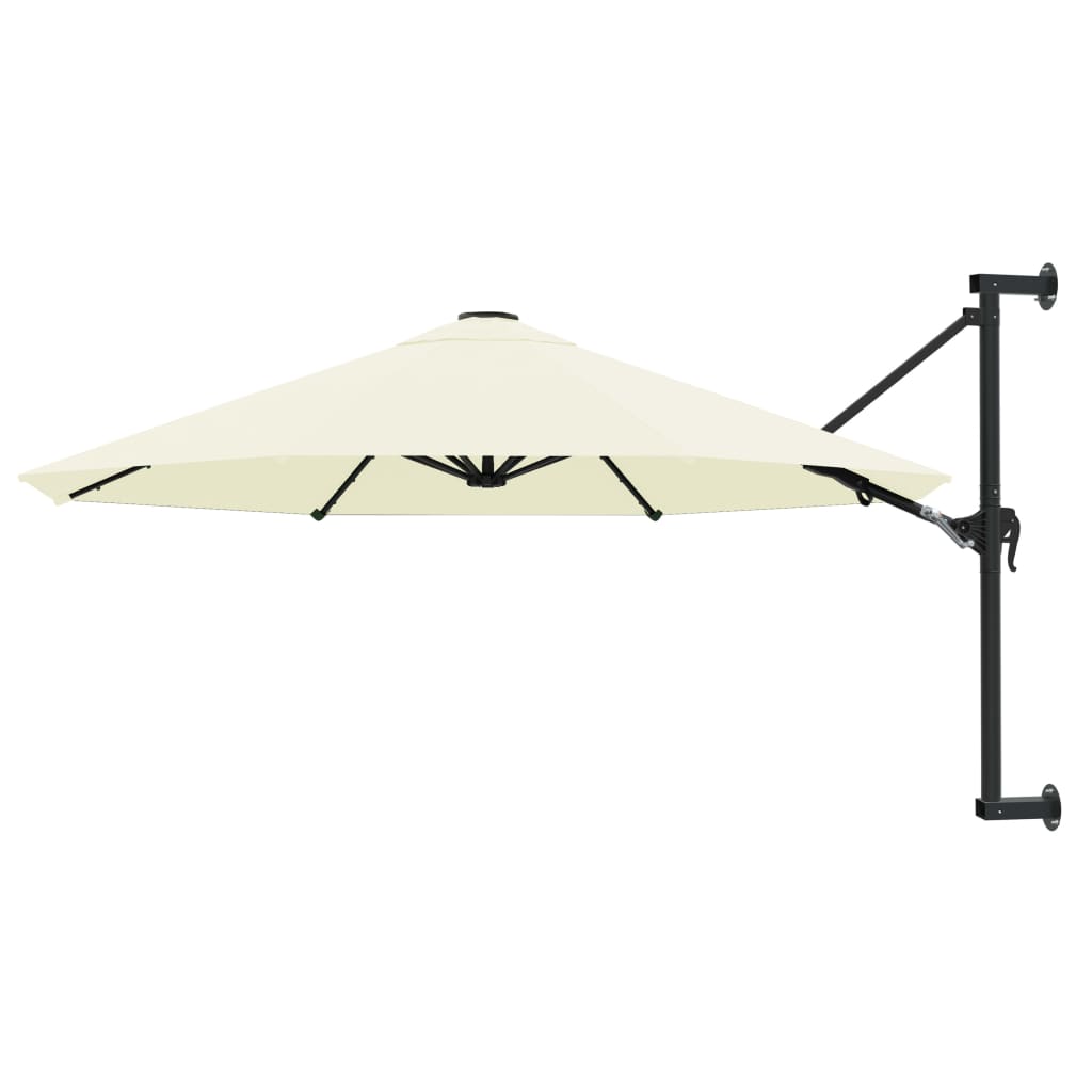 Wandparasol Met Metalen Paal 300 Cm Kleurig