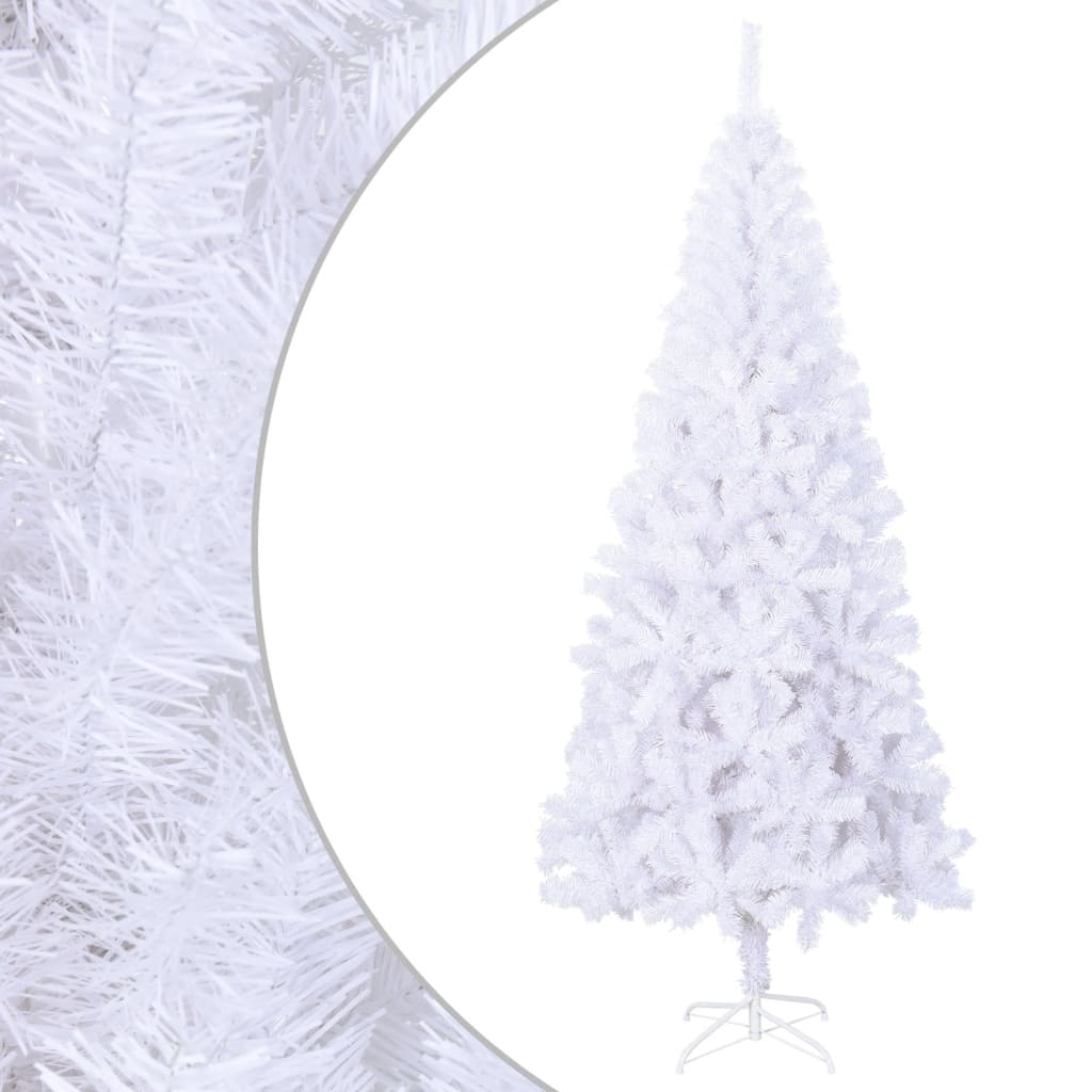 Kunstkerstboom Met Stalen Standaard 910 Takken 210 Cm Wit