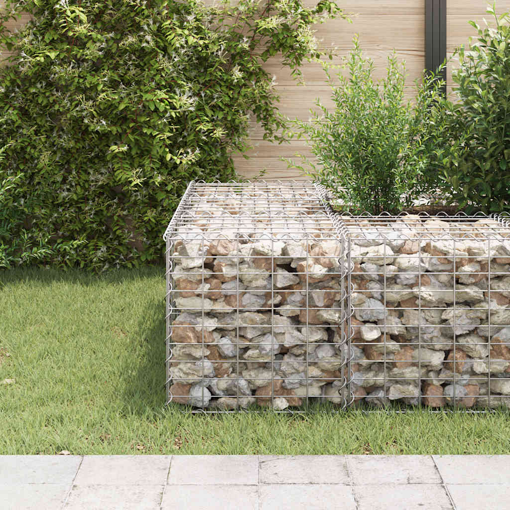 Gabion Plantenbak Verhoogd Kubus Staaldraad