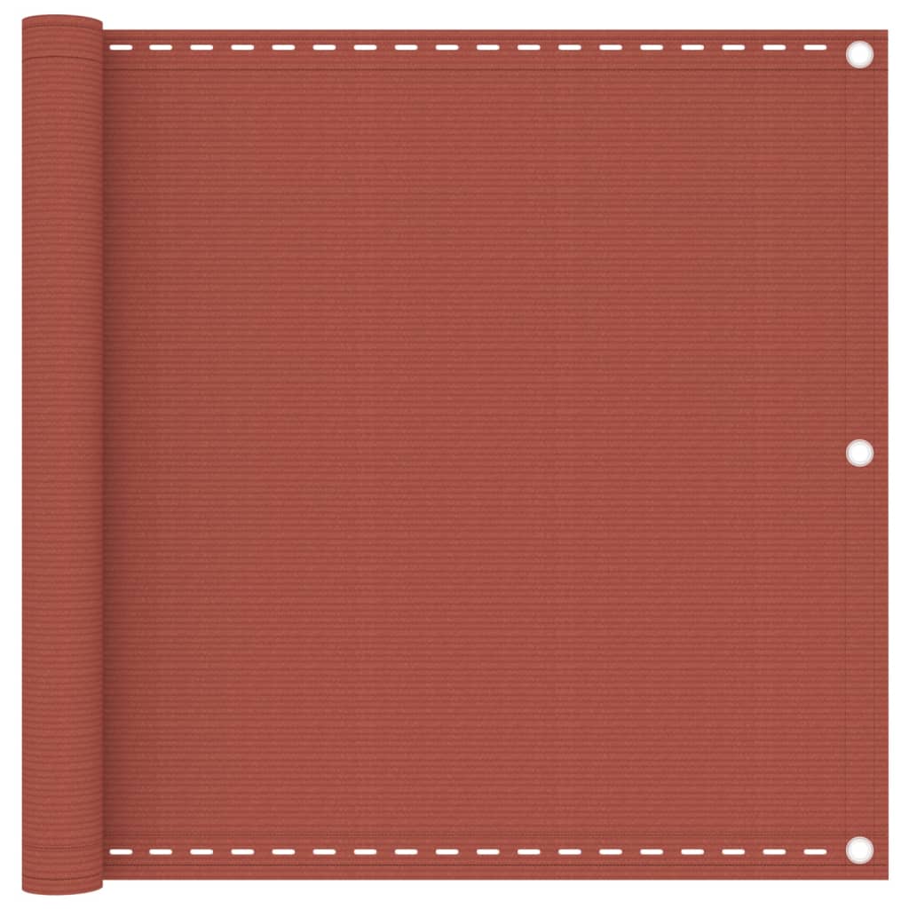 Balkonscherm Hdpe Kleurig Terracotta
