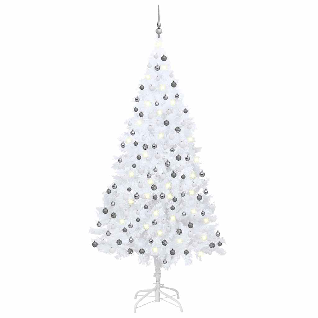 Kunstkerstboom Met Verlichting En Kerstballen