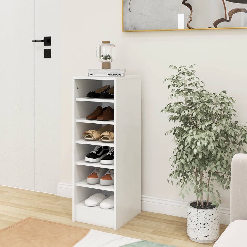 Schoenenkast 31,5X35X90 Cm Bewerkt Hout