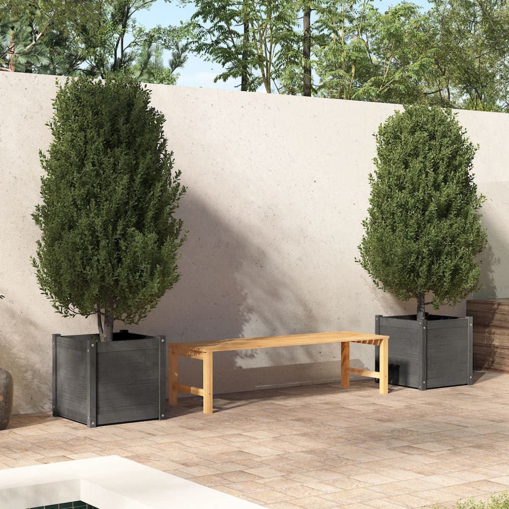 Plantenbakken 50X50X50 Cm Massief Grenenhout
