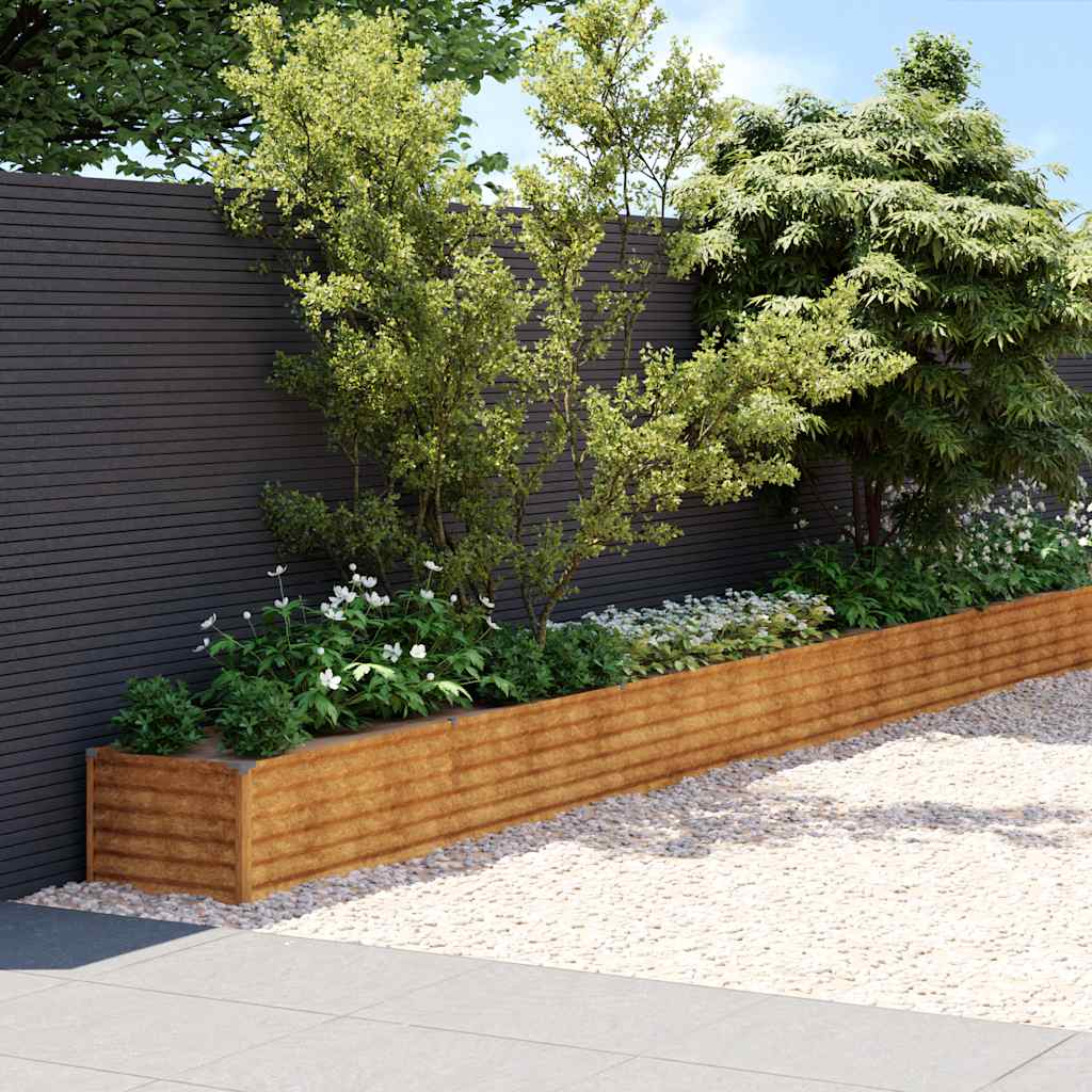 Plantenbak Verhoogd 960X50X36 Cm Cortenstaal