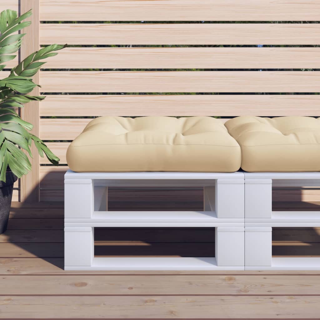 Palletkussen Stof Beige