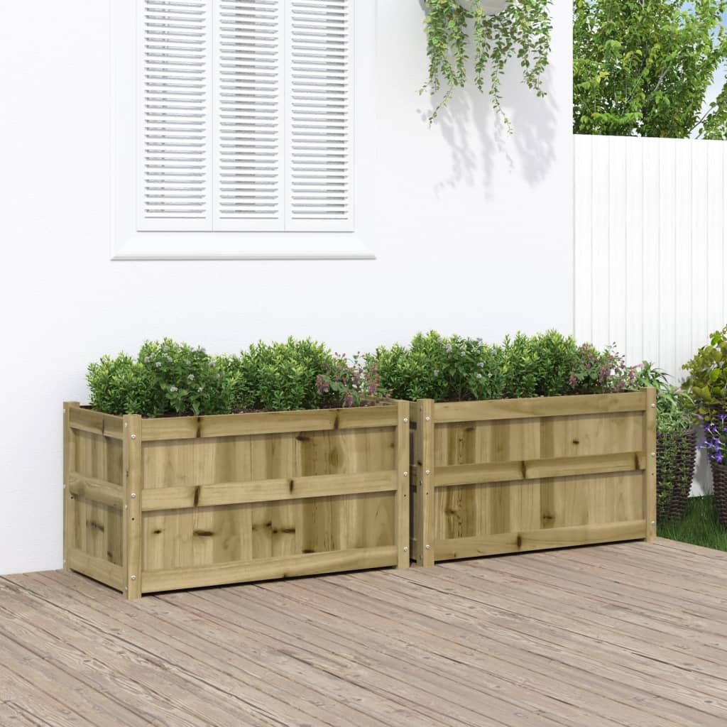 Plantenbakken Cm Geïmpregneerd Hout