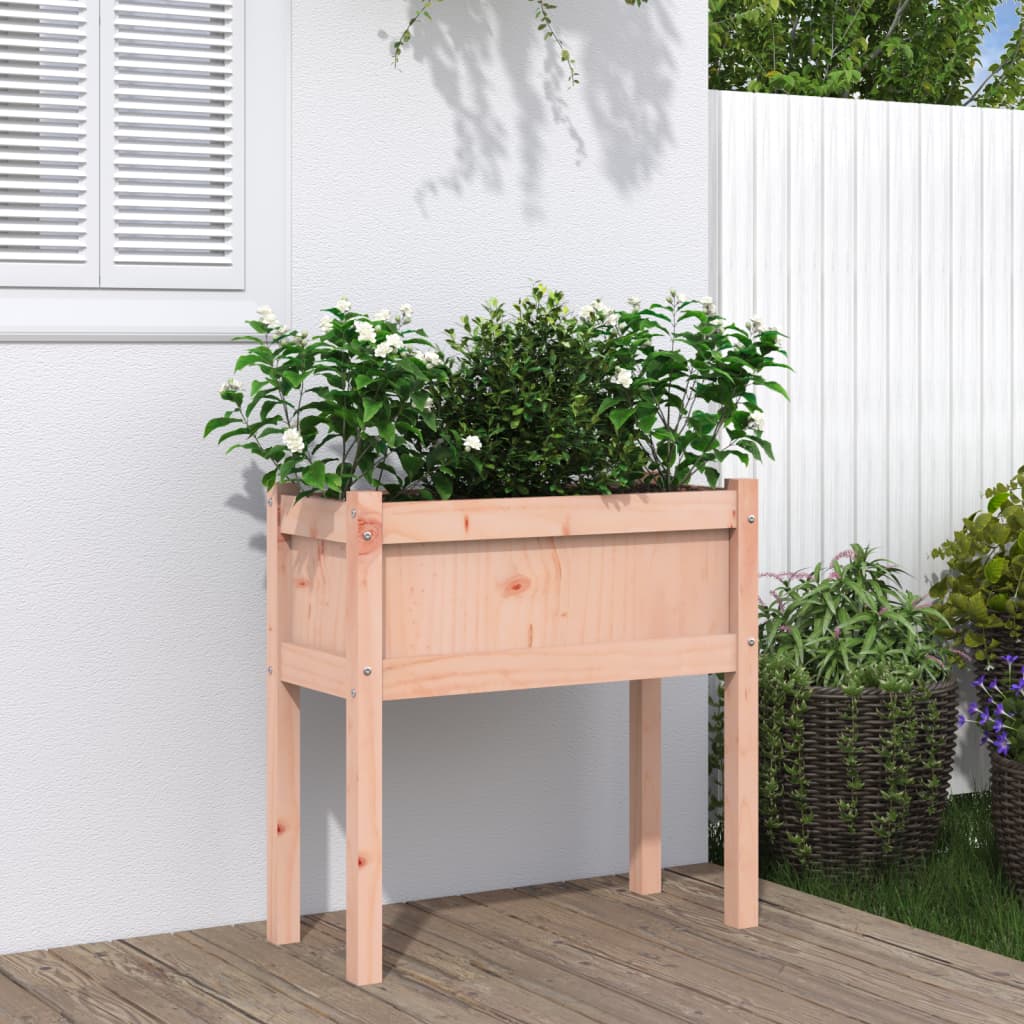 Plantenbak Met Poten 70X31X70 Cm Massief Douglashout