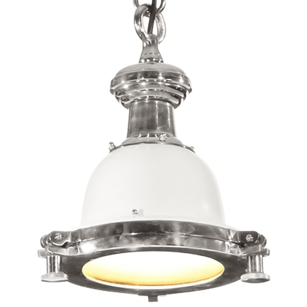 Hanglamp Aluminium Zilver En Wit