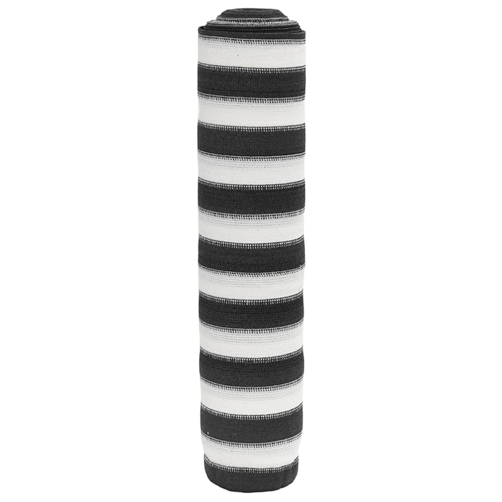 Privacynet 150 G/M² 1,2X25 M Hdpe Antracietkleurig En Wit Antraciet En Wit