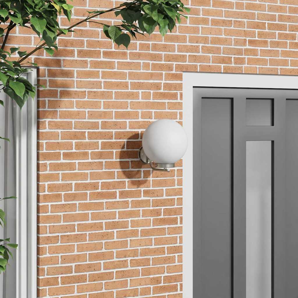 Buitenwandlamp Zilver 29 X 25 X 33 Cm Rvs En Plastic