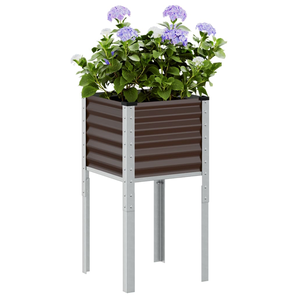 Plantenbak Bruin Staal