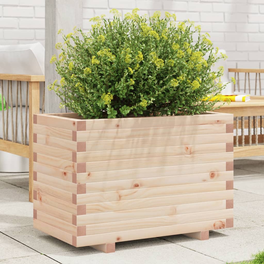 Plantenbak 70X40X49,5 Cm Massief Grenenhout Wasbruin