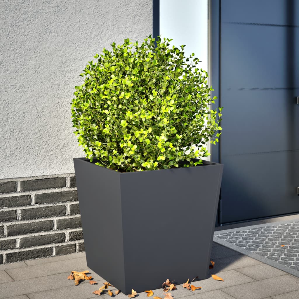 Plantenbak Staal Antracietkleurig